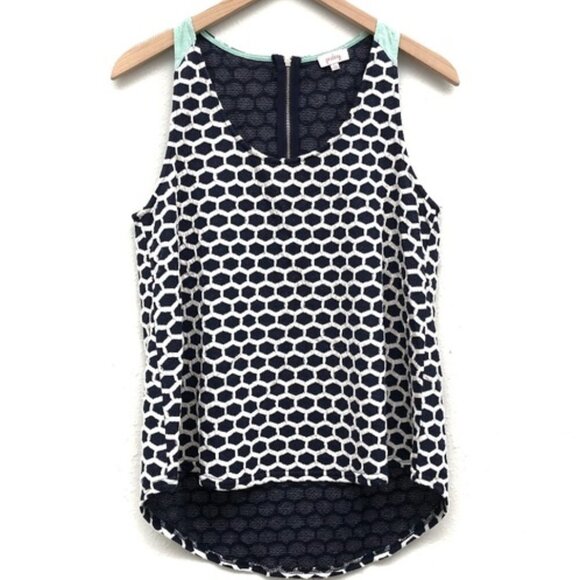 Pixley Tops - PIXLEY STITCHFIX Eileen Honeycomb Textured Tank S